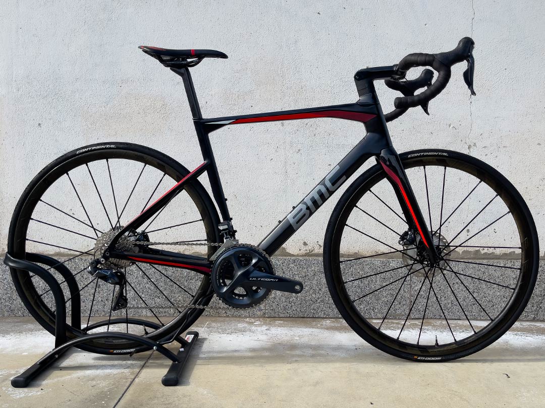 BMC Roadmachine 01 Three usato garantito taglia 54 Shimano Ultegra Di2 11s ruote Fulcrum Racing Zero Carbon DB