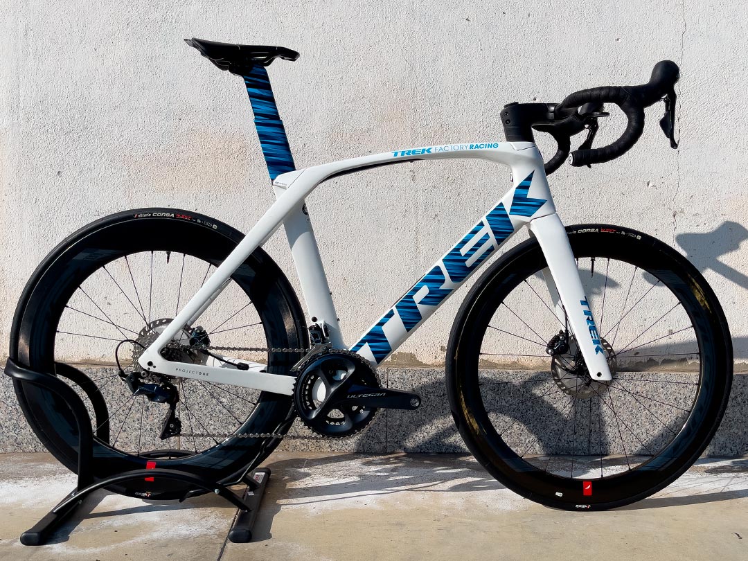 Trek Madone Speed Disc Vodoo Trek White Blue taglia 58 usato garantito