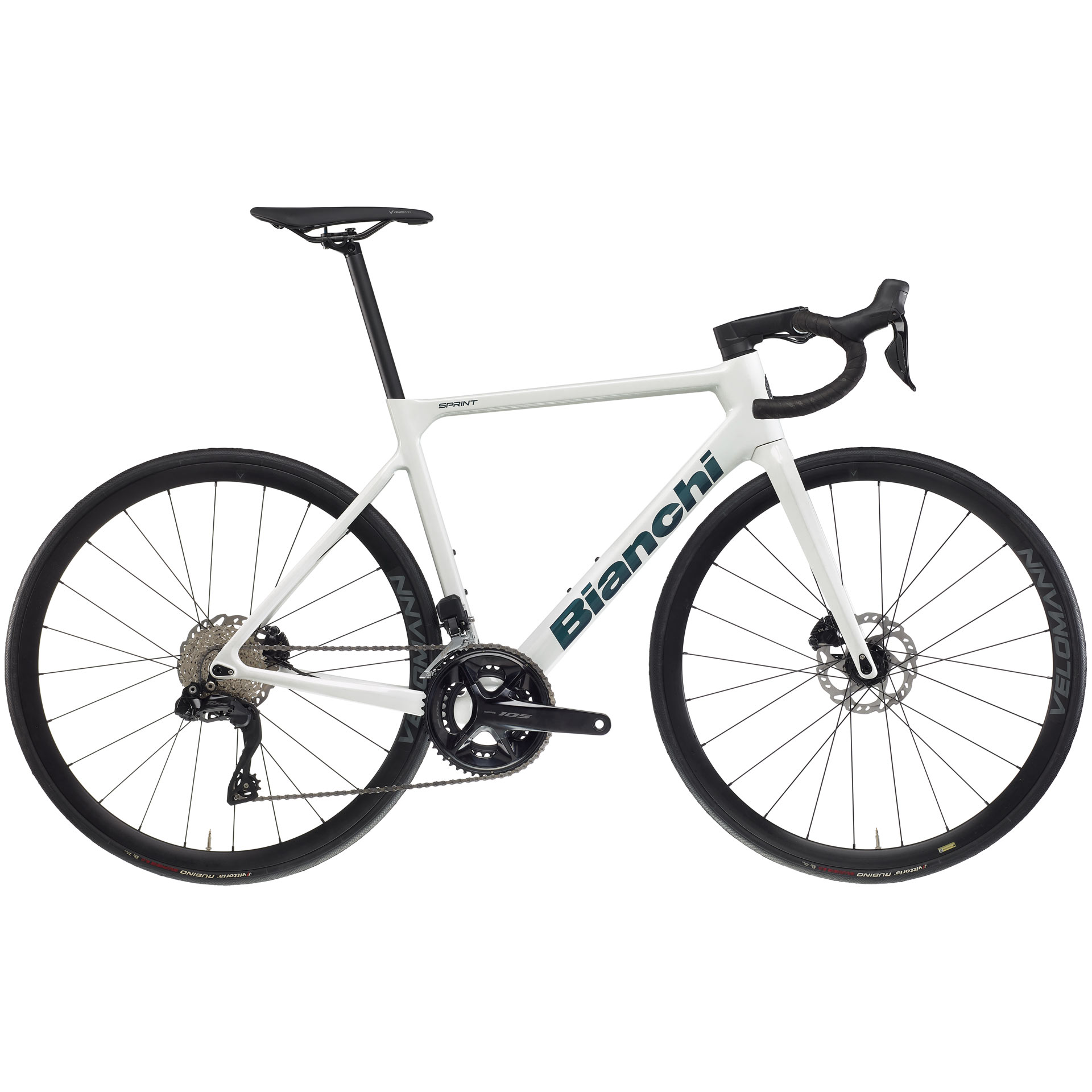 Bianchi Sprint ICR Shimano 105 12s SZ - Light grey / Graphite race glossy