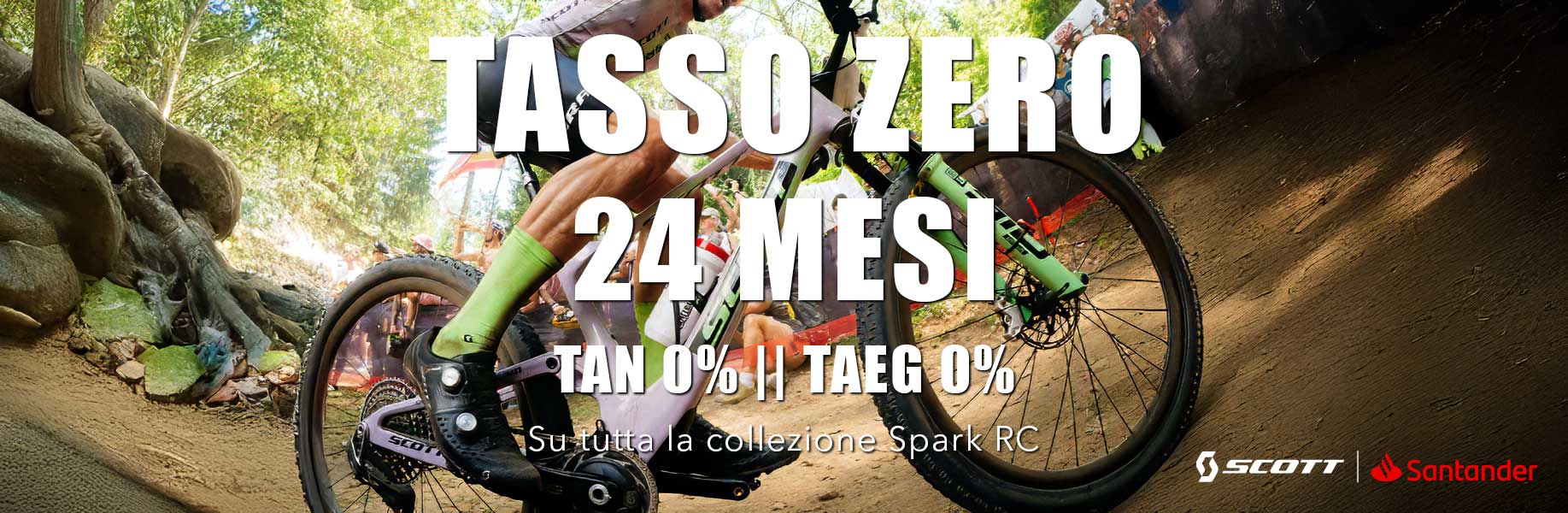 promozione Scott Spark RC TASSO ZERO