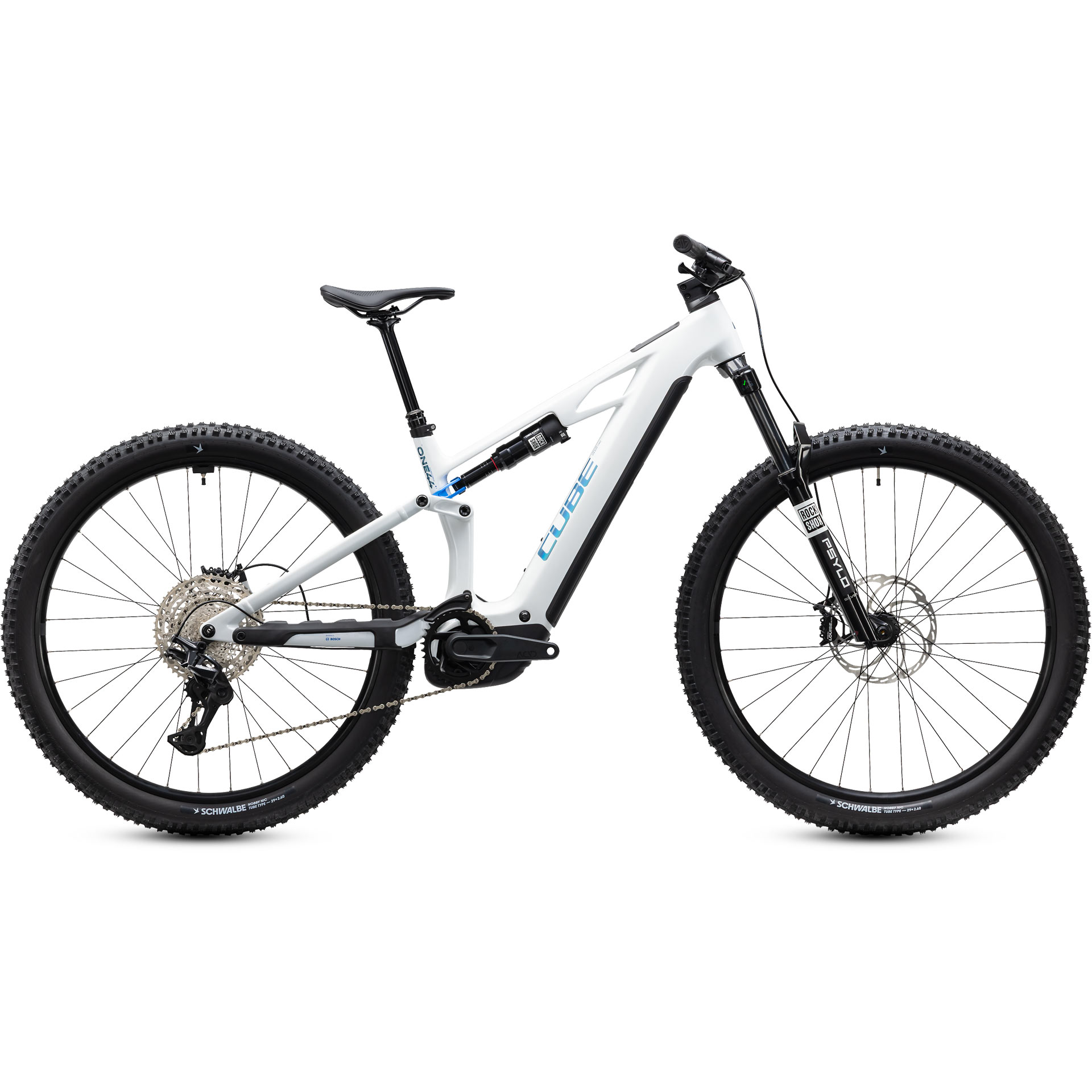 Cube Stereo Hybrid ONE44 HPC Pro 800 metallicwhite´n´blue