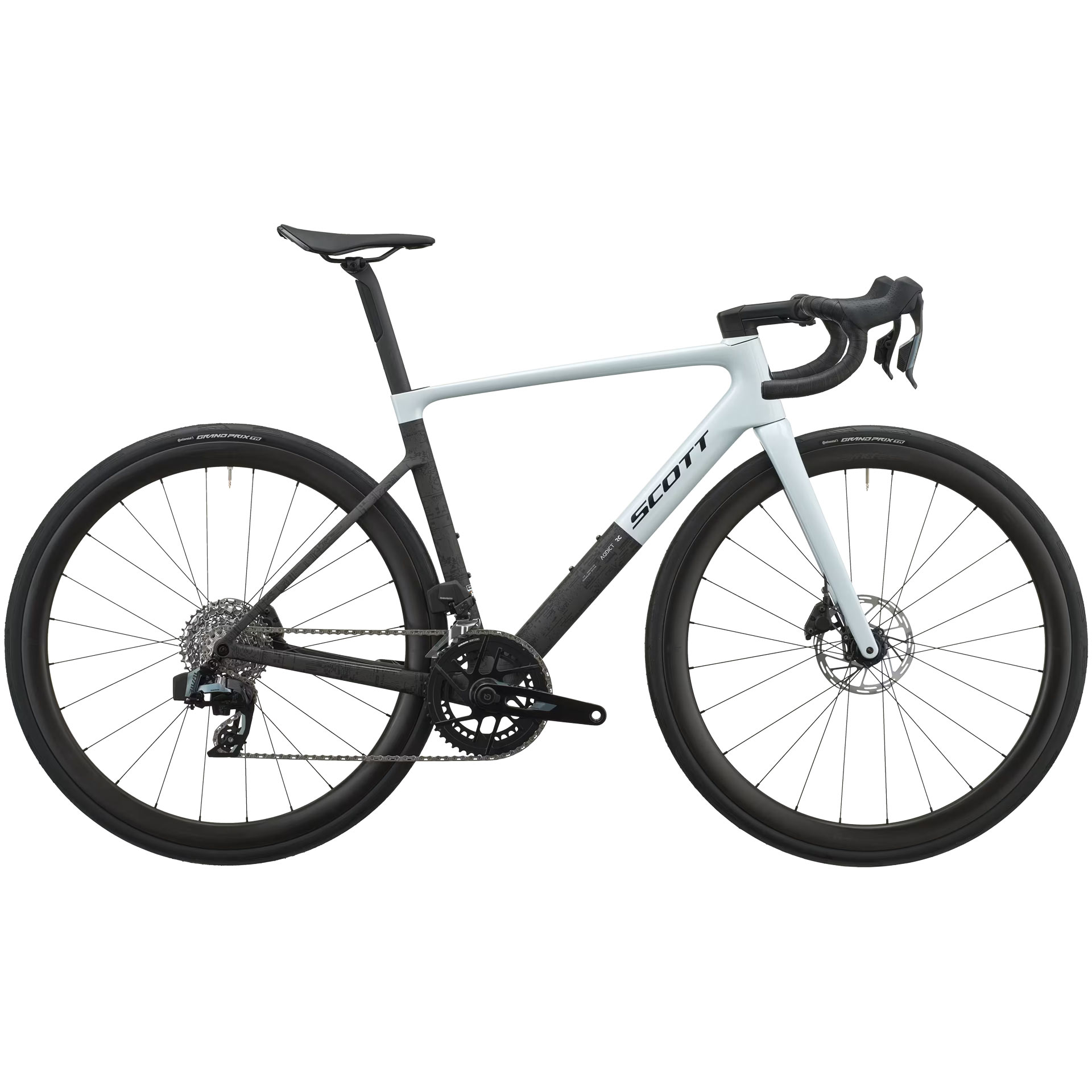 Scott Addict RC 25 Cumulus White / Carbon Black